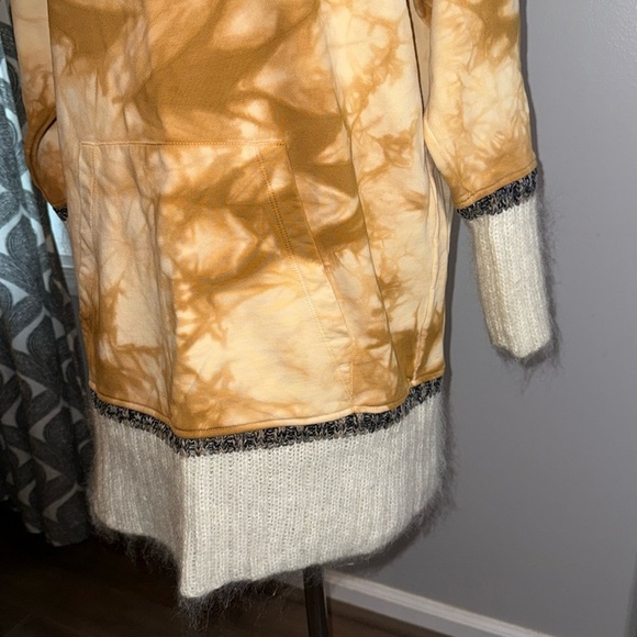 Phillip Lim Mohair Trimmed Tunic Length Hoodie SZ XS - Picture 3 of 8